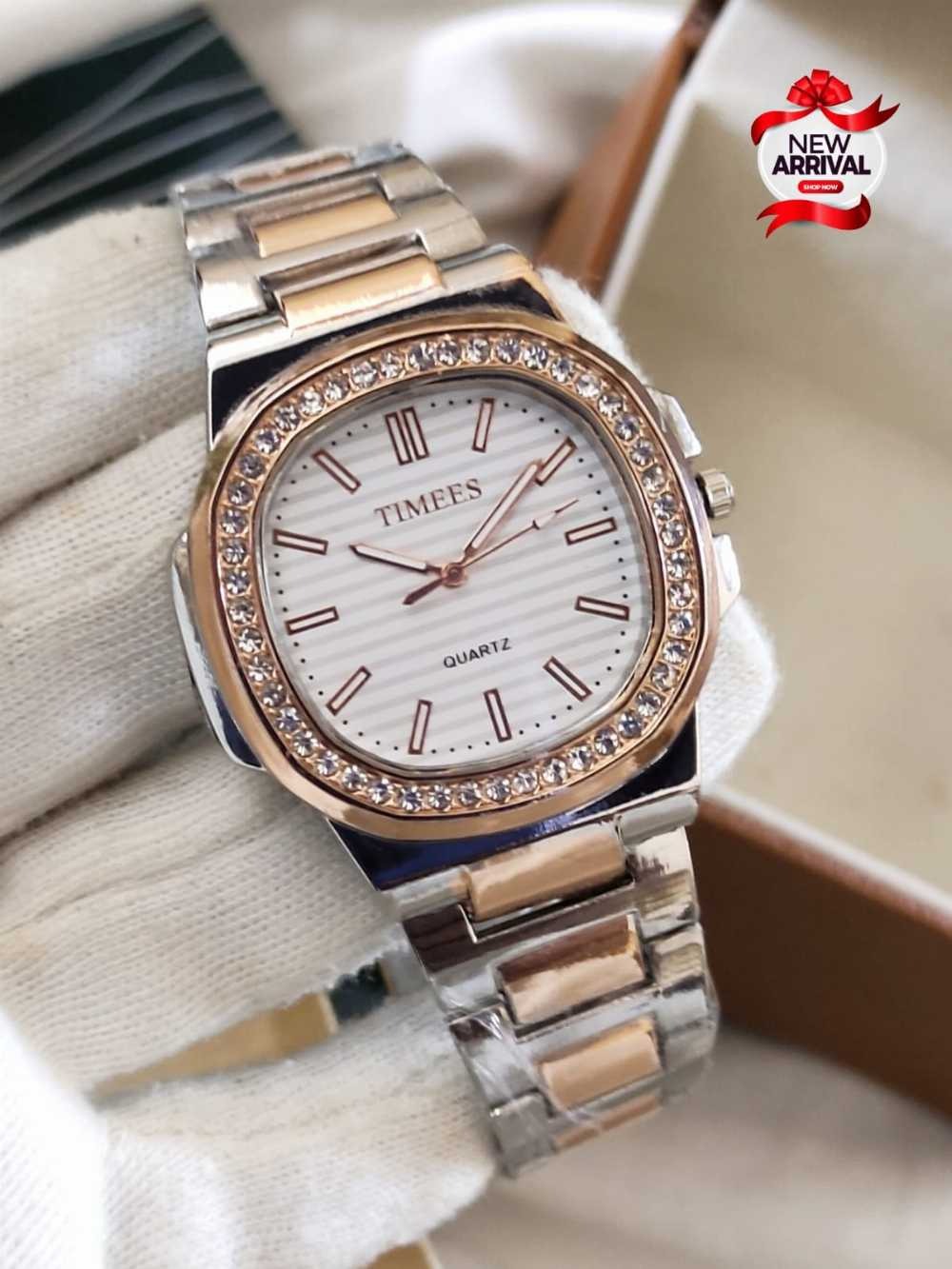 Multi Color Classic Style Premium Look Steel Chain Watch for Men