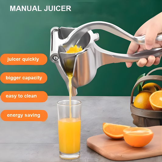Strong Metal Hand Juicer – Small Size Manual Citrus Press for Daily Use