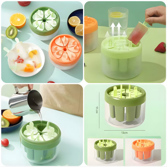Instant Ice Cream Maker Pan – DIY Rolled Ice Cream Plate with 2 Spatulas