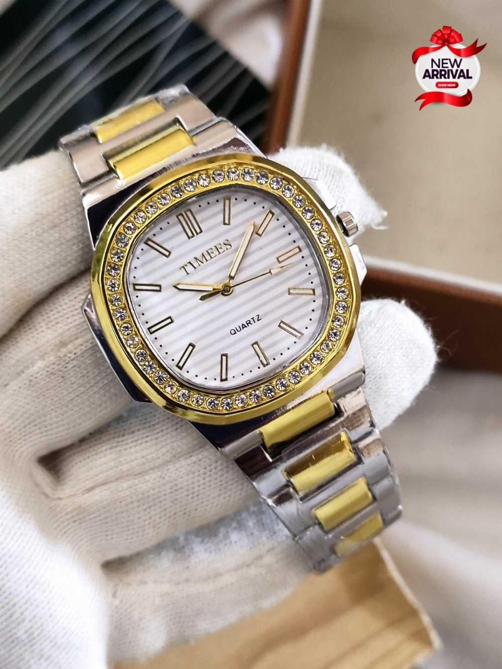 Multi Color Classic Style Premium Look Steel Chain Watch for Men